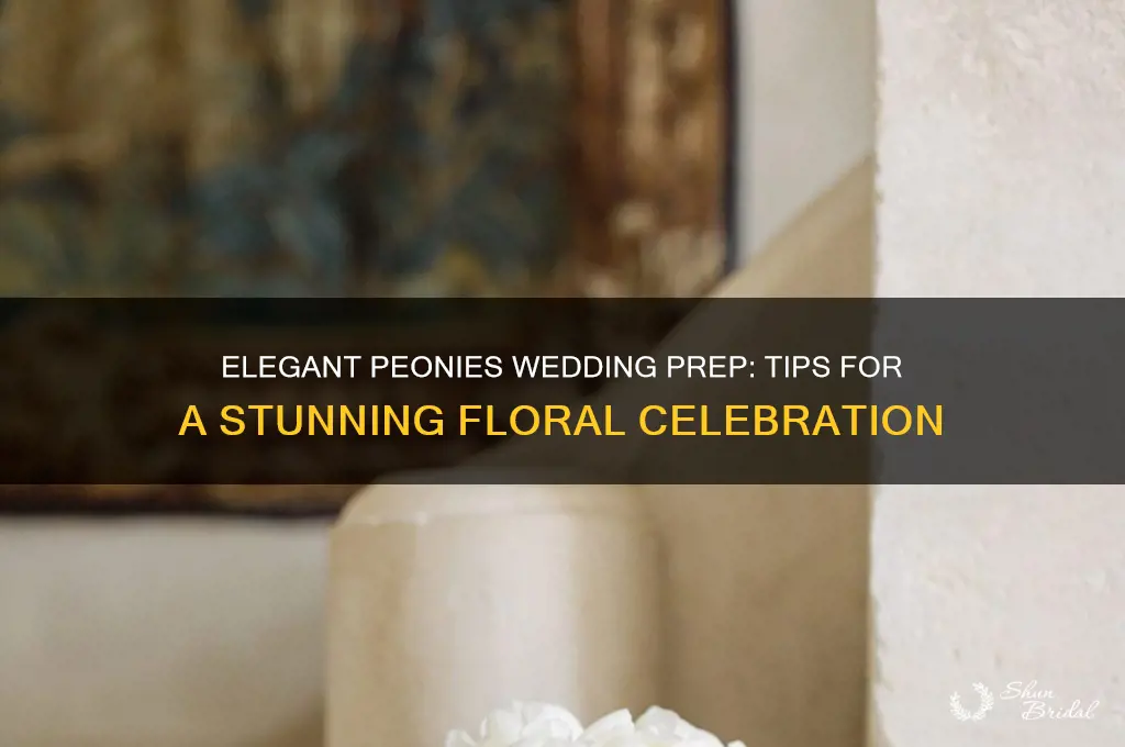 how to prepare peonies wedding
