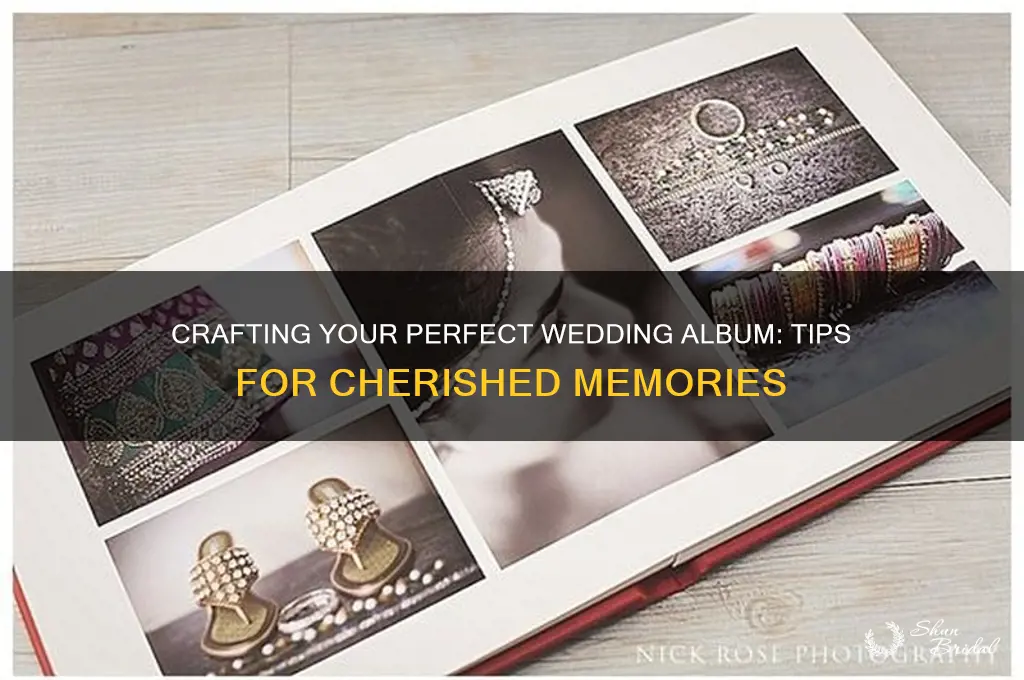 how to prepare wedding album