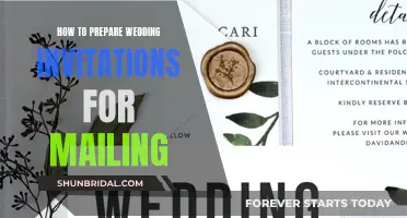 Guide to Preparing Wedding Invitations for Mailing