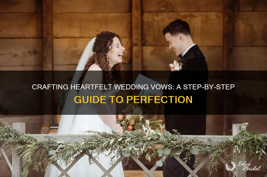 how to prepare wedding vows