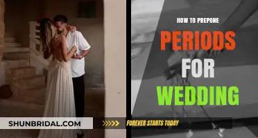 Prepone Your Period for Your Wedding: Tips and Safe Methods