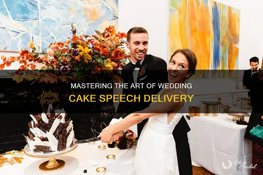 how to present a wedding cake speech