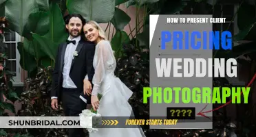 Pricing Wedding Photography: Tips for Client Presentations