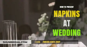 Elegant Napkin Presentation Ideas for Your Dream Wedding Reception
