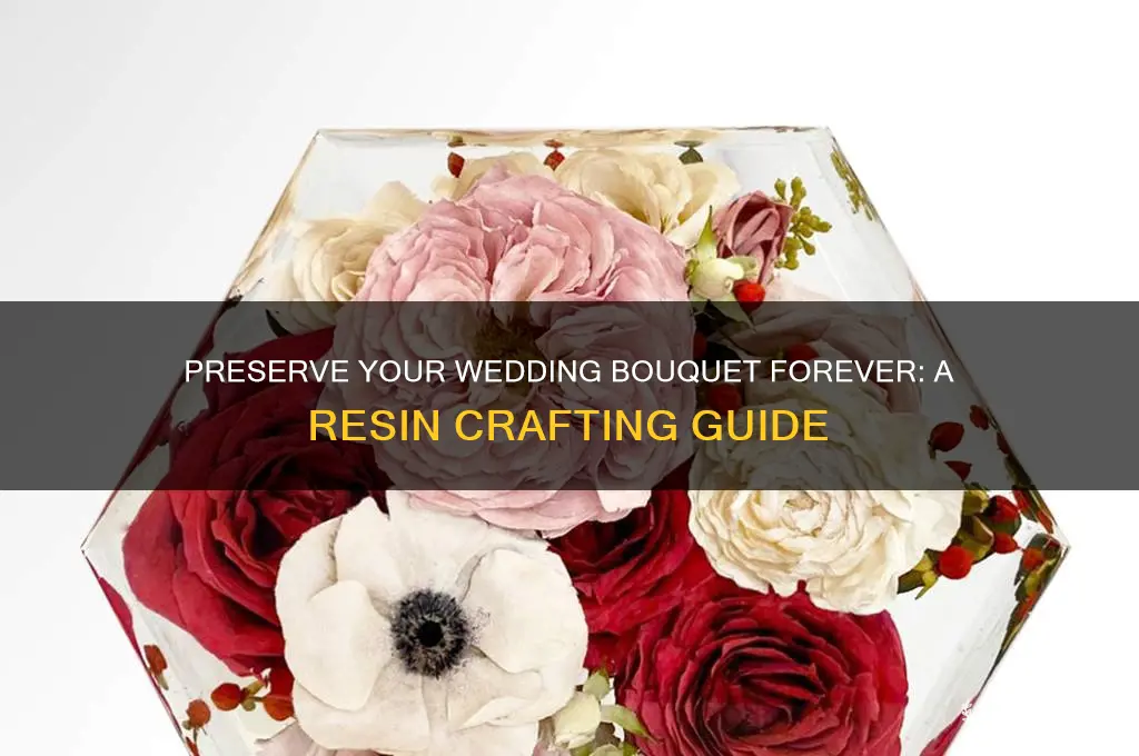 how to preserve a wedding bouquet in resin