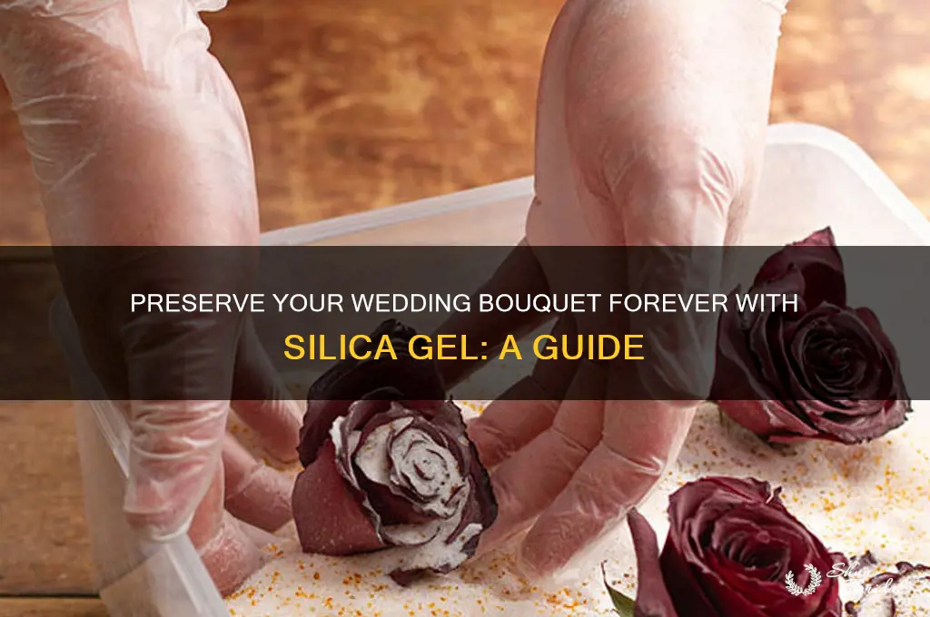 how to preserve a wedding bouquet with silica gel