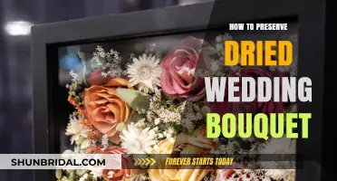 Preserving Your Dried Wedding Bouquet: Tips for Lasting Memories