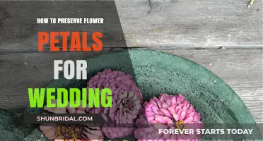 Preserving Flower Petals for Your Wedding: A Guide