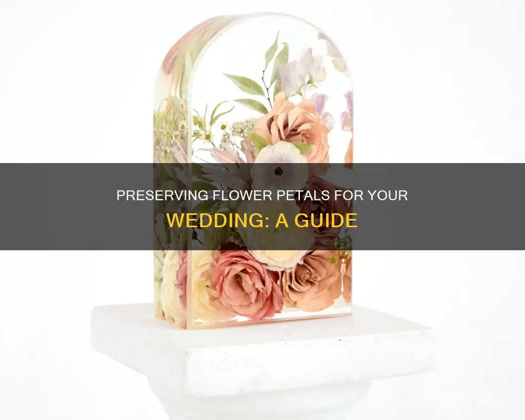 how to preserve flower petals for wedding
