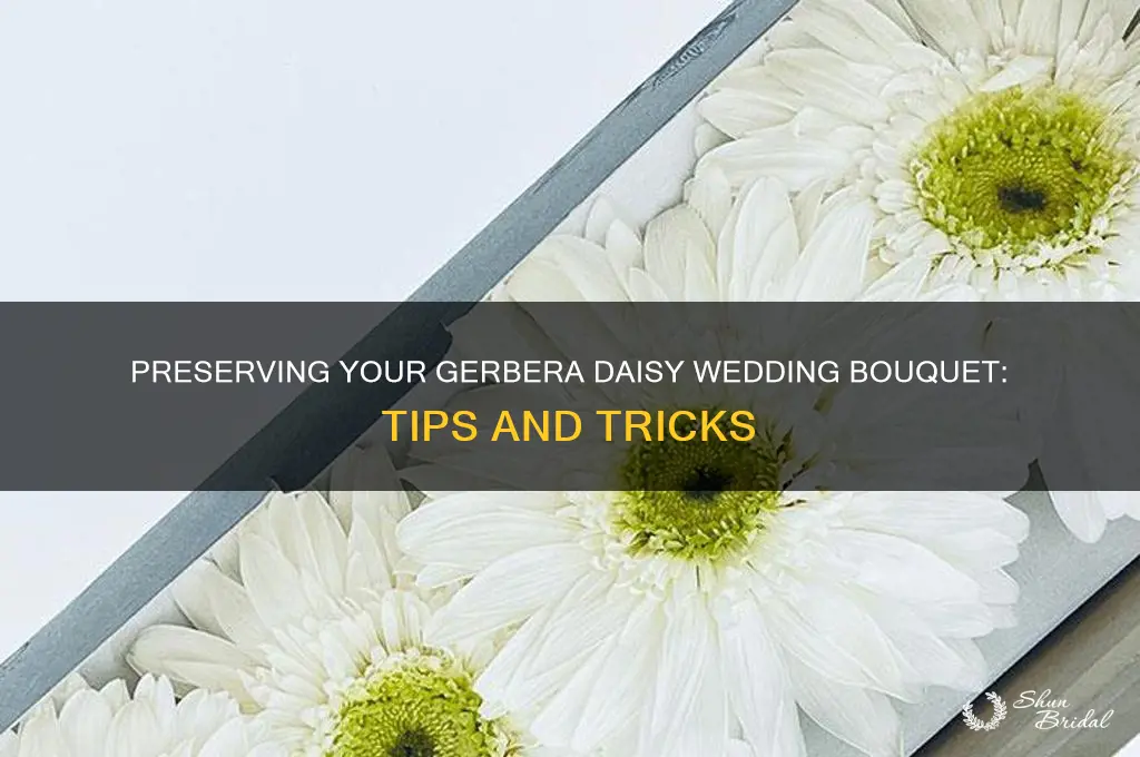 how to preserve gerbera daisy wedding bouquet