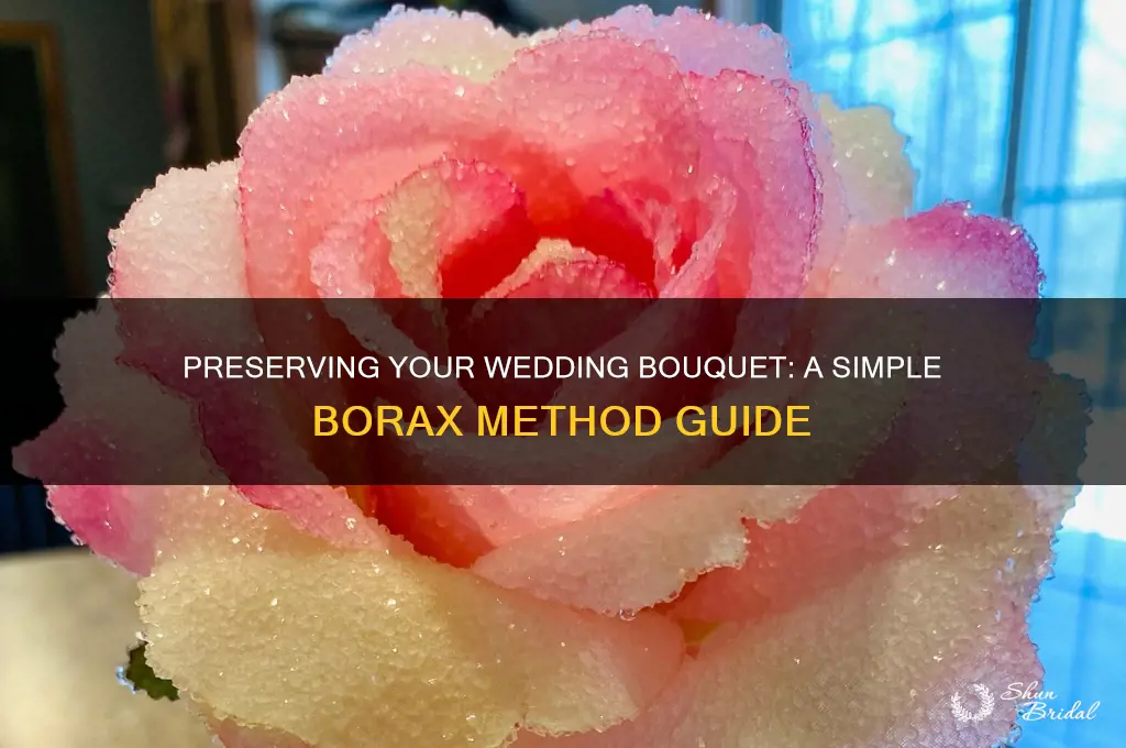 how to preserve wedding bouquet with borax