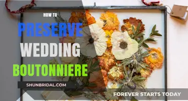 Preserving Your Wedding Boutonniere: Tips for Lasting Memories