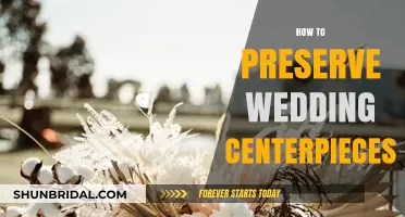 Creative Tips for Preserving Your Wedding Centerpieces After the Big Day