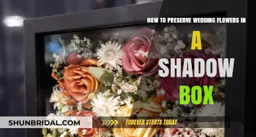 Preserving Wedding Flowers: Shadow Box Display