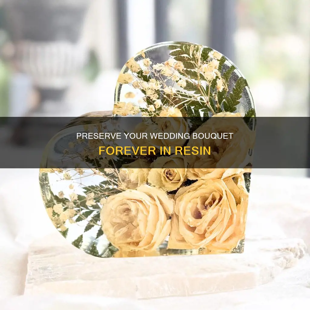 how to preserve wedding flowers in resin