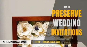 Preserving Wedding Invites: Tips for Longevity