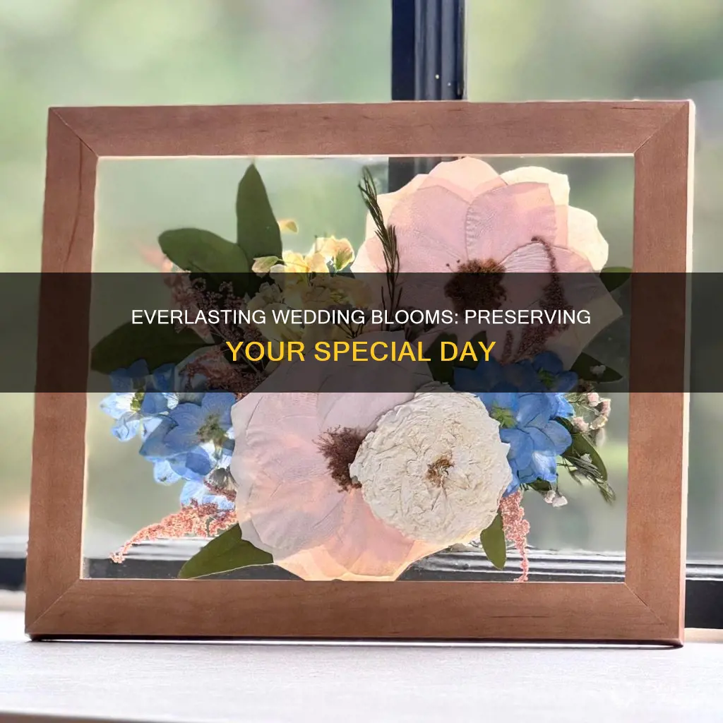 how to preserve your wedding flowers