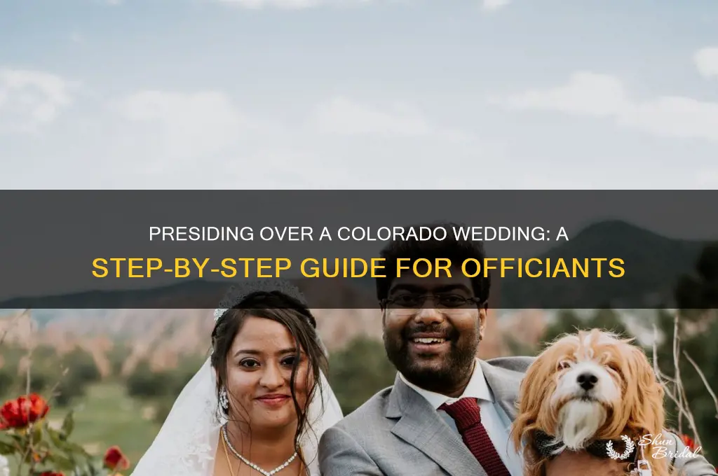 how to preside over a wedding in colorado