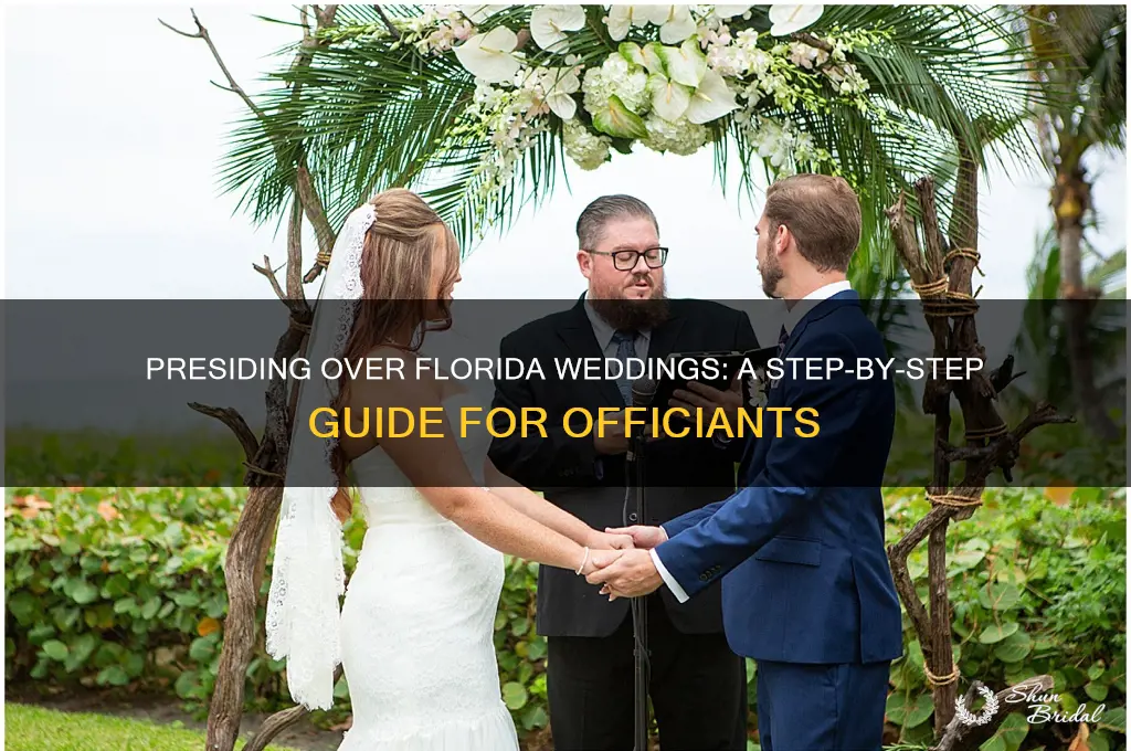 how to preside over weddings in clorida