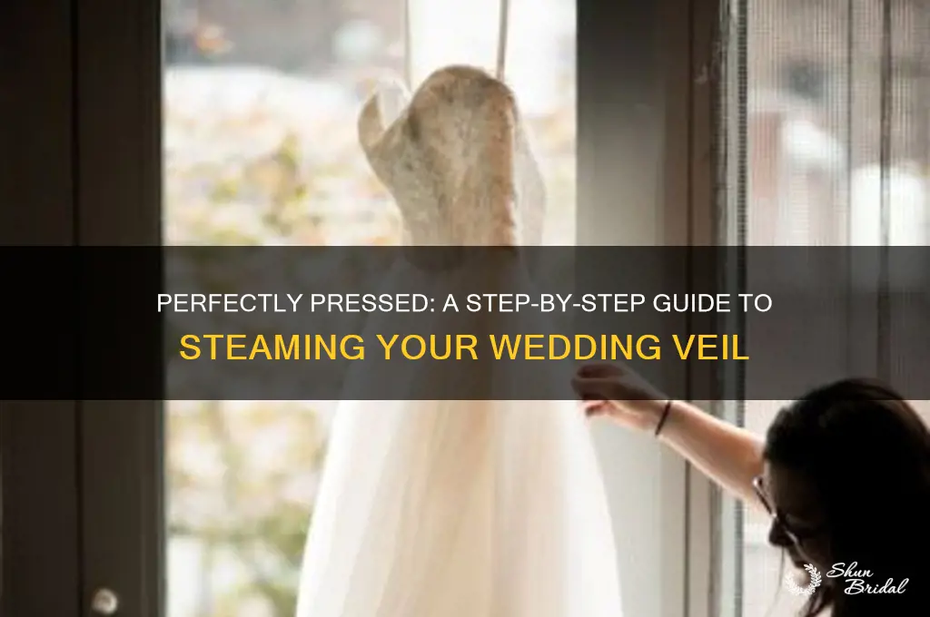 how to press a wedding veil