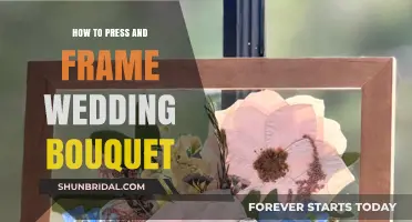 Preserve Your Wedding Memories: A Guide to Pressing and Framing Your Bouquet