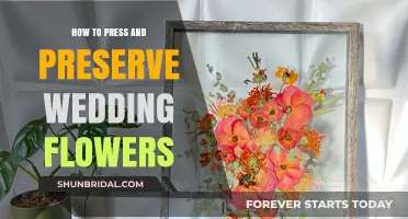 Pressing and Preserving Wedding Flowers: A Step-by-Step Guide