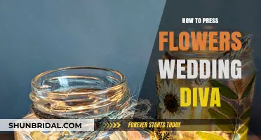 Pressing Flowers: A Wedding Diva's Guide