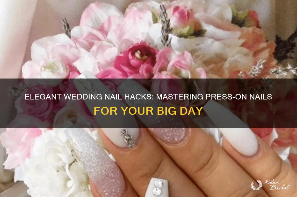 how to press on nails for wedding