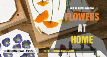 Pressing Wedding Flowers: A DIY Guide