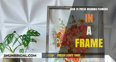 Pressing Wedding Flowers: Framing Your Special Day