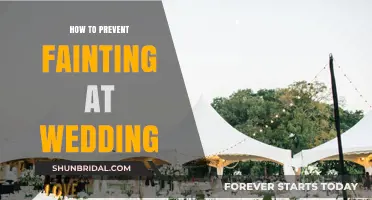 Stay Steady on Your Big Day: Preventing Fainting at Weddings