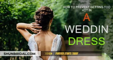 Stay Cool and Calm in Your Wedding Dress