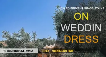 Avoiding Grass Stains: Keeping Your Wedding Dress Pristine