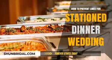 Seamless Wedding Dining: Strategies to Avoid Stationed Dinner Lines
