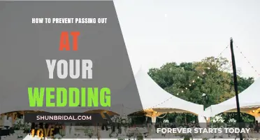 Stay Conscious on Your Big Day: Tips to Avoid Wedding Fainting