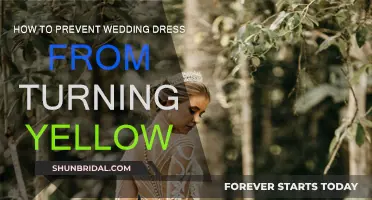 Preventing Wedding Dresses from Yellowing: Tips and Tricks