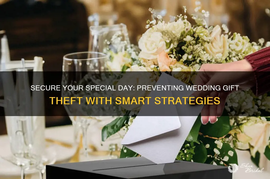 how to prevent wedding gift theft