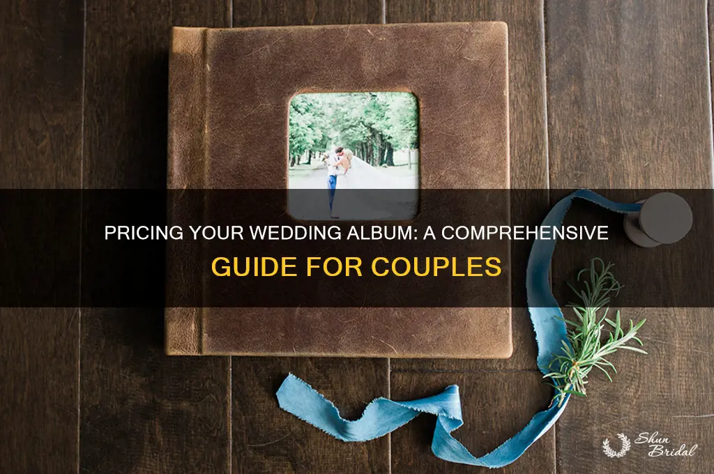 how to price a wedding album