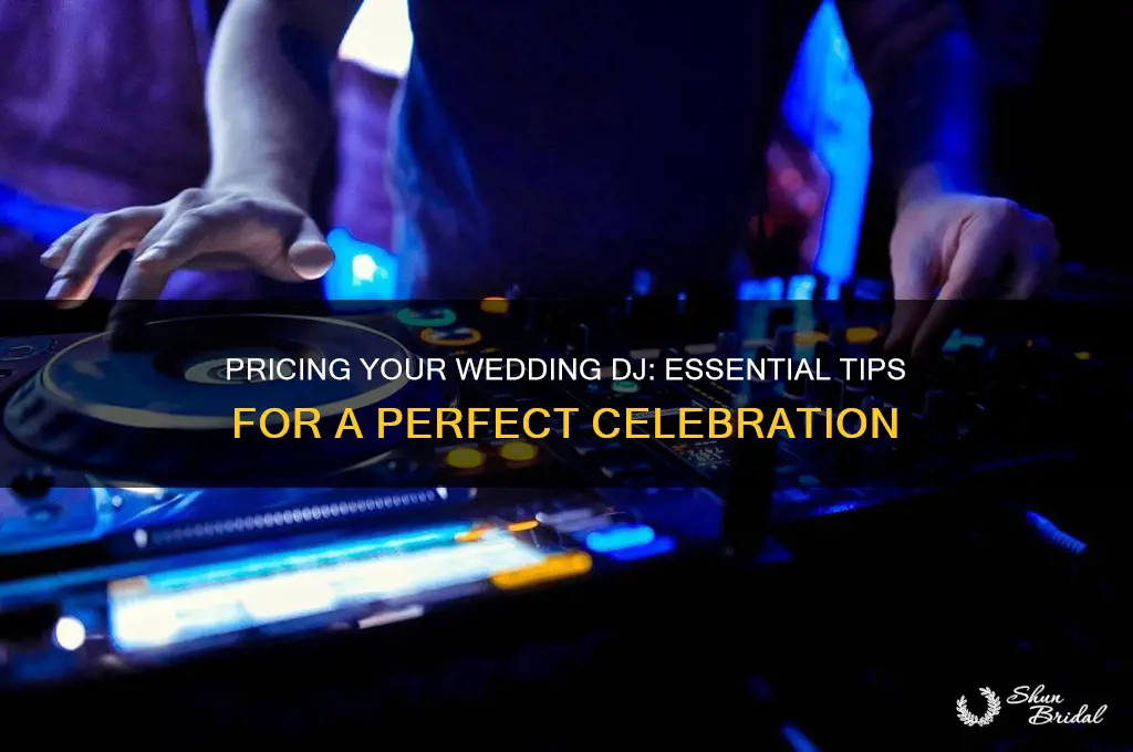 how to price a wedding dj