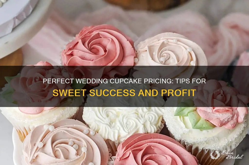 how to price cupcakes for a wedding