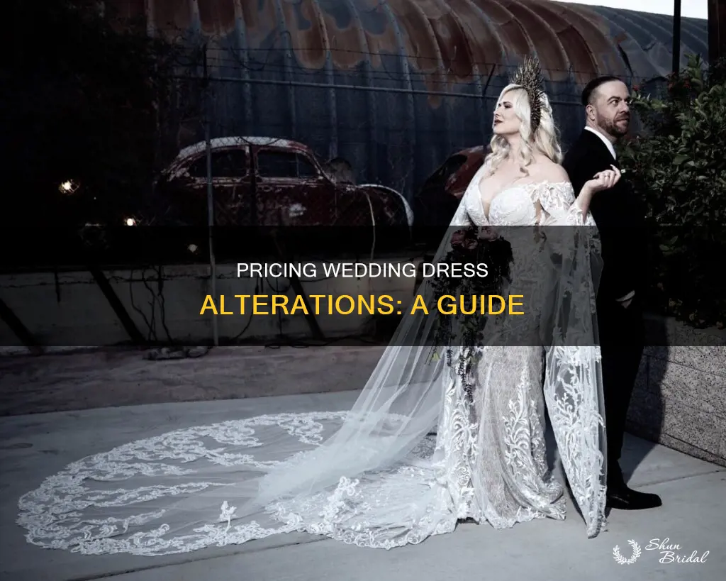 how to price hemming a wedding dress