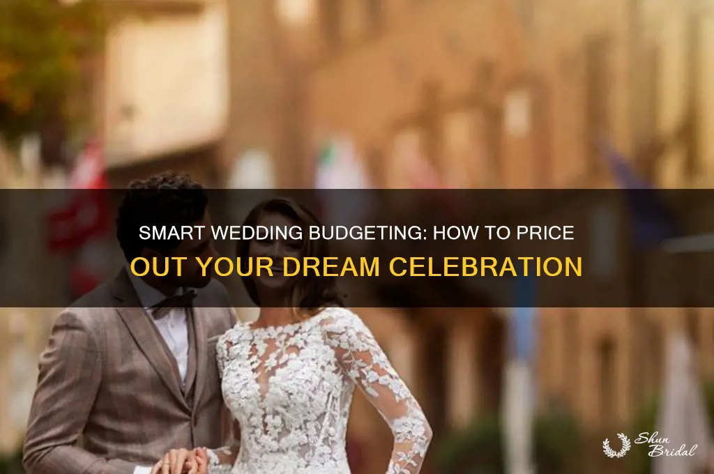 how to price out a wedding