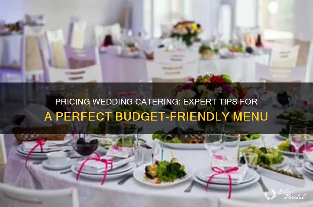 how to price wedding catering