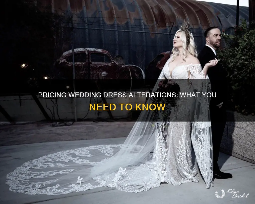 how to price wedding dress alterations