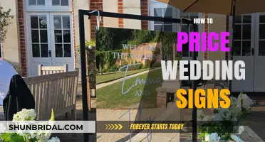 Pricing Wedding Signs: A Guide to Setting Competitive Rates