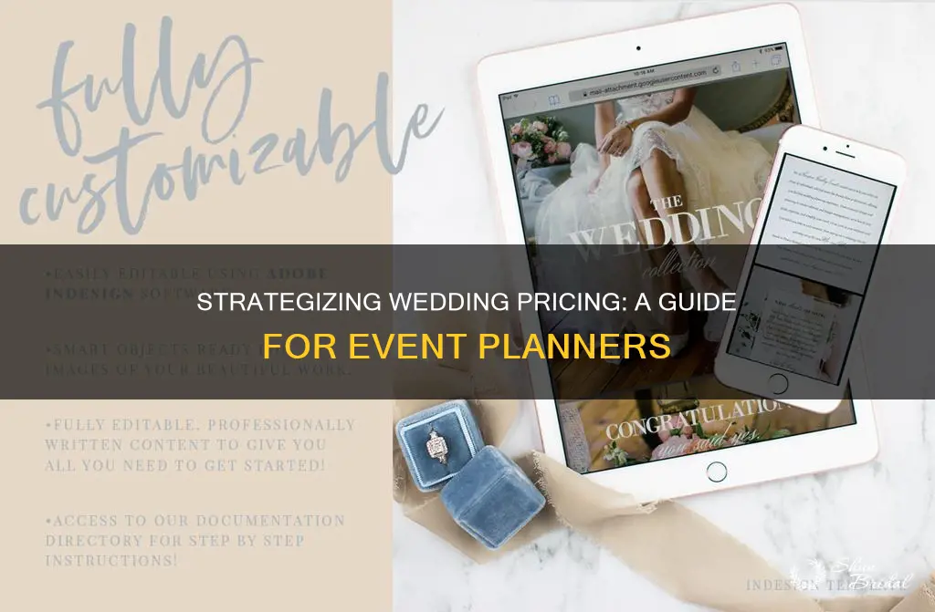 how to price weddings as an event planner