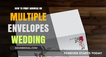 Printing Envelopes for Your Wedding: A Step-by-Step Guide