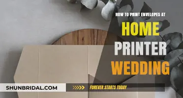 DIY Wedding Envelope Printing: Easy Steps for Home Printers