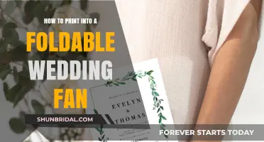 DIY Guide: Printing on Foldable Wedding Fans for Unique Favors