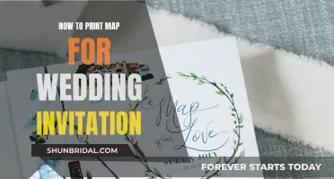 Printing Customized Wedding Maps: A Step-by-Step Guide